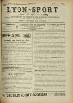 LYON-SPORT : n°47, pp. 1
