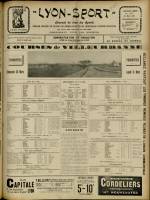 LYON-SPORT : n°222, pp. 1