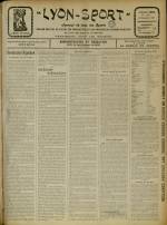 LYON-SPORT : n°261, pp. 1