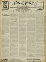 LYON-SPORT : n°265, pp. 1
