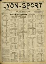 LYON-SPORT : n°344, pp. 1