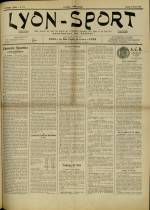 LYON-SPORT : n°373, pp. 1