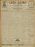 LYON-SPORT : n°139, pp. 1