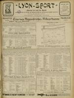 LYON-SPORT : n°146, pp. 1