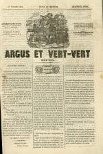 ARGUS ET VERT-VERT : n°, pp. 1