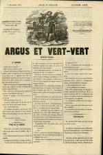 ARGUS ET VERT-VERT : n°, pp. 1