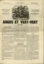 ARGUS ET VERT-VERT : n°, pp. 1