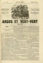 ARGUS ET VERT-VERT : n°, pp. 1