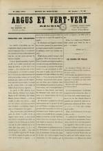 ARGUS ET VERT-VERT : n°12, pp. 1
