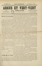 ARGUS ET VERT-VERT : n°15, pp. 1