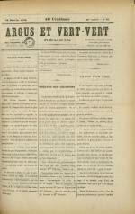 ARGUS ET VERT-VERT : n°28, pp. 1