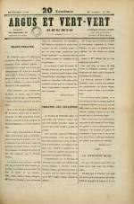 ARGUS ET VERT-VERT : n°30, pp. 1