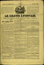 LE GRATIS LYONNAIS : n°62, pp. 1