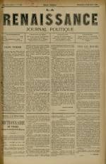 LA RENAISSANCE : n°344, pp. 1