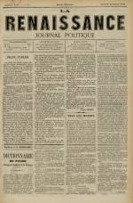 LA RENAISSANCE : n°350, pp. 1