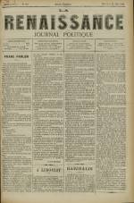 LA RENAISSANCE : n°384, pp. 1