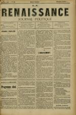 LA RENAISSANCE : n°388, pp. 1