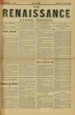 LA RENAISSANCE : n°405, pp. 1