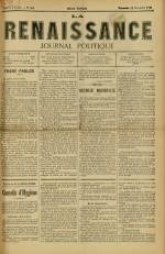 LA RENAISSANCE : n°406, pp. 1
