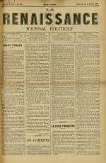 LA RENAISSANCE : n°408, pp. 1