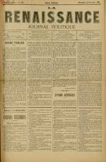 LA RENAISSANCE : n°410, pp. 1