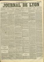 JOURNAL DE LYON : n°63, pp. 1