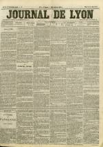 JOURNAL DE LYON : n°72, pp. 1