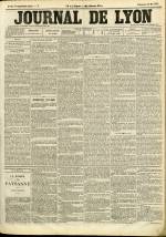 JOURNAL DE LYON : n°82, pp. 1