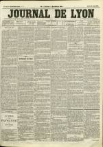 JOURNAL DE LYON : n°110, pp. 1