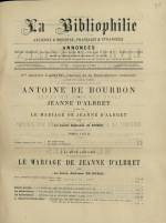 La Bibliophilie : n°22, pp. 1a