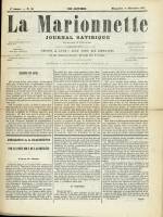 La Marionnette : n°29, pp. 1