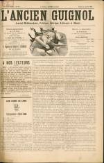 L'ANCIEN GUIGNOL : n°98, pp. 1